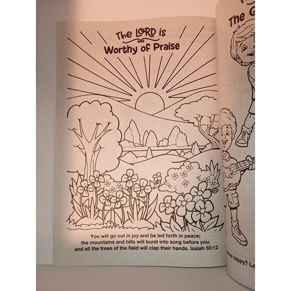 Bible Fun Creativity Coloring/Activity Book - Picture 3 of 6